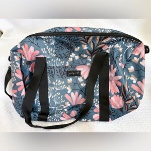 Floral Blue and Pink Women's Bag